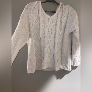 Off-White Chenille Hoodie Sweater